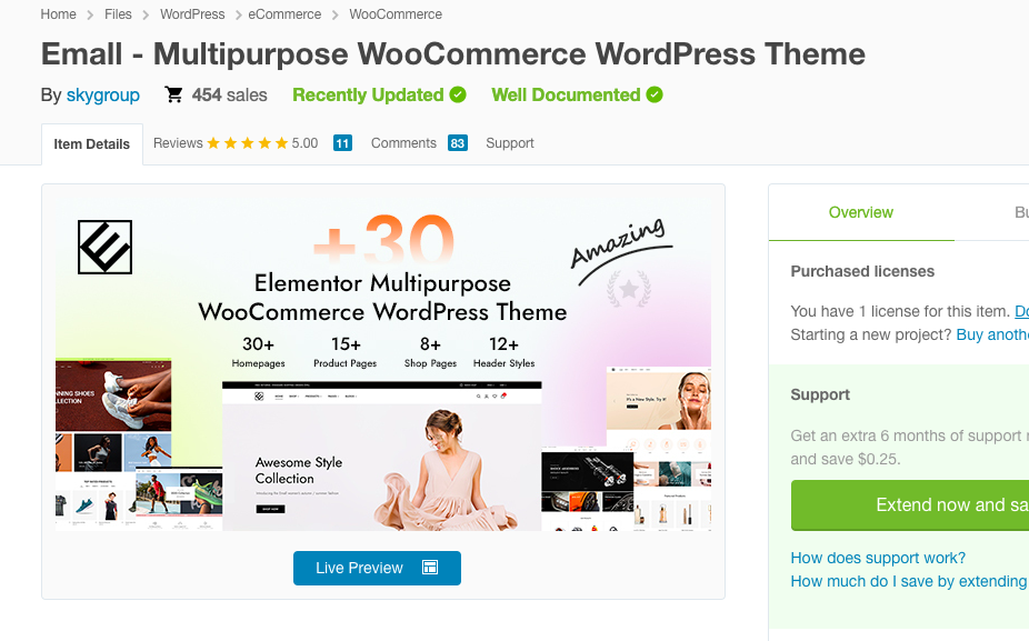 Emall - Multipurpose WooCommerce WordPress Theme