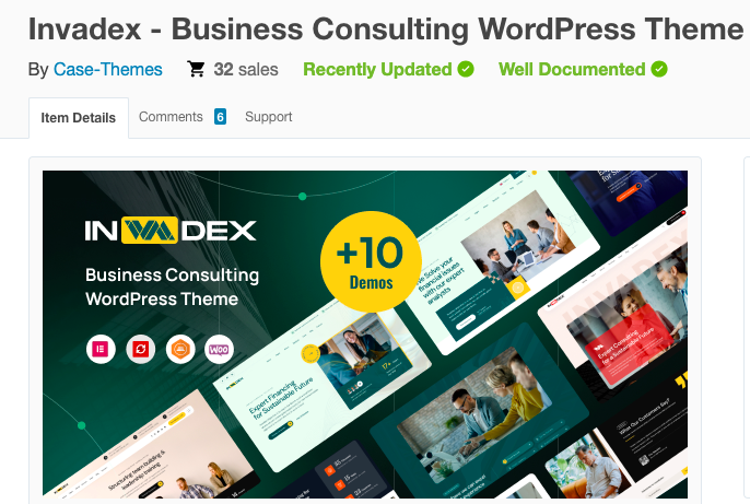 Invadex – The Ultimate Business Consulting WordPress Theme